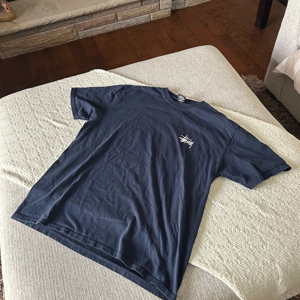 Stussy Navy Short Sleeve Tee